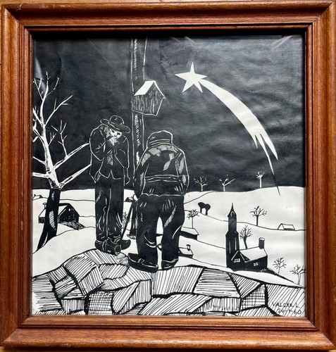 Original folk art - art, ink