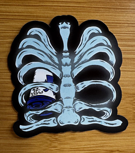 Dutch bros skeleton ribcage - dutch,