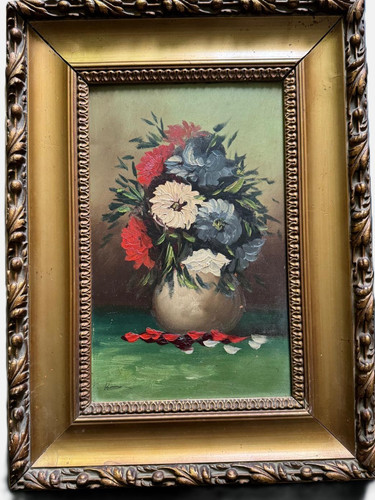 Antique dutch oil painting - antique,