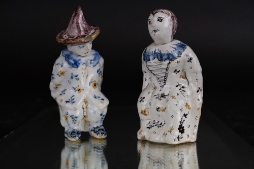 Dutch delft figurines 18th - dutch,