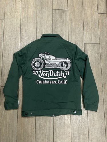 Green von dutch embroided - green,