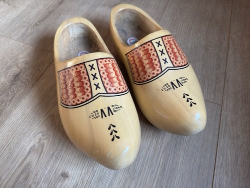 Vintage dutch clogs geel - vv,