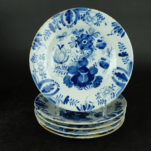 Dutch delft blue plates - set, of