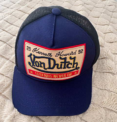 Von dutch navy black logo - &,