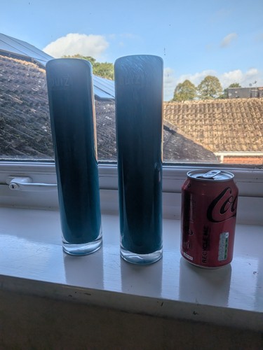 Dutch glass vases - dutch, tall