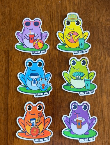 Dutch bros frog sticker - bros, 6