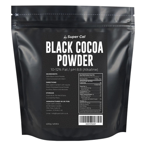 Black cocoa powder for baking - cocoa,