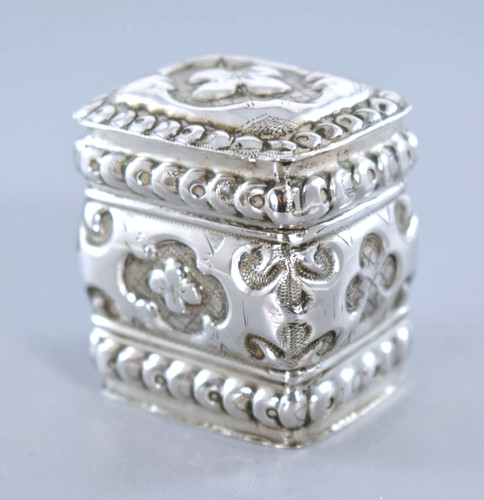 Antique dutch silver repousse - silver,