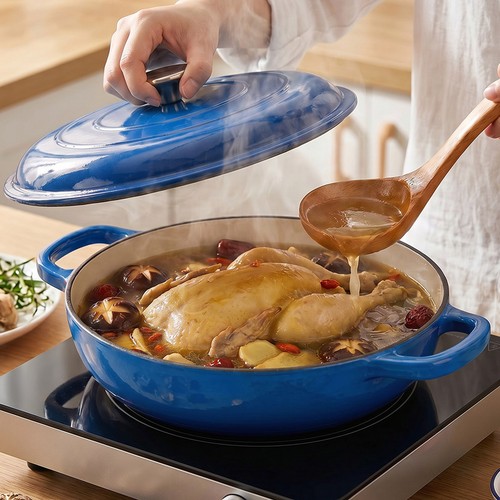Cast iron casserole - iron,