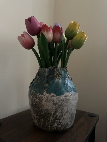 Traditional dutch wooden tulip - wooden,