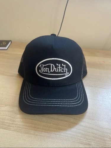 Von dutch trucker black cap - von,