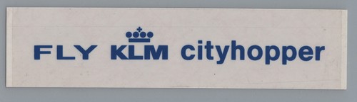 Klm cityhopper airline - klm, sticker