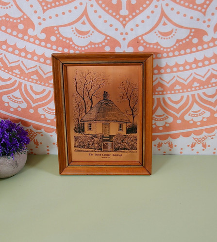 Vintage picture dutch - vintage, cottage