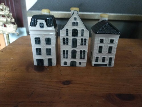 Three vintage dutch klm delft - three,