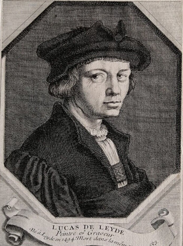 Antique portrait engraving - portrait,
