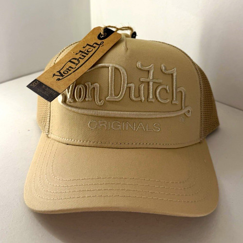 Von dutch men - beige, mesh