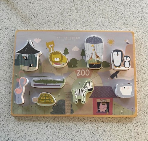 Little dutch wooden zoo chunky - little,