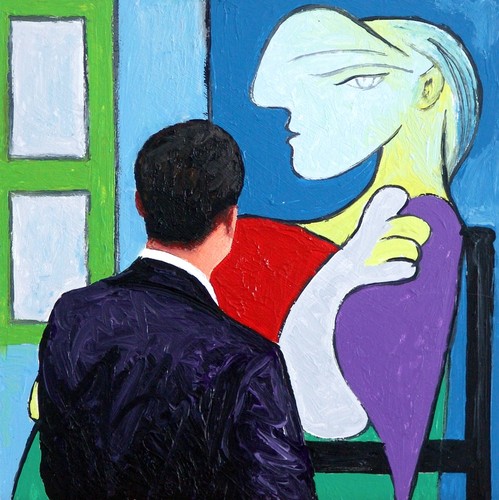 Woman sitting near window - woman,