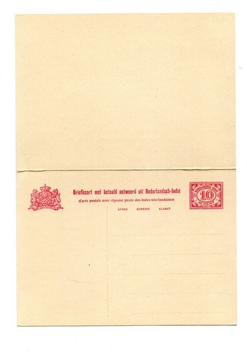 Dutch east indies stationery - dutch,