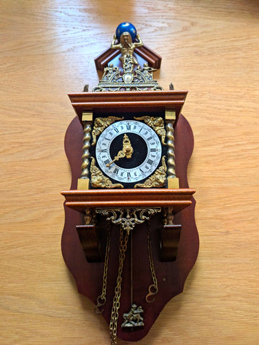 Dutch hanging wall clock - hanging,